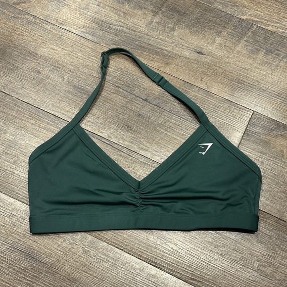 Gymshark Other - Gymshark Minimal Halter neck Sports Bra - Lift Green Large